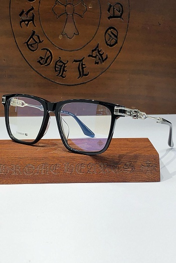 Очки Chrome Hearts с прозрачными линзами   