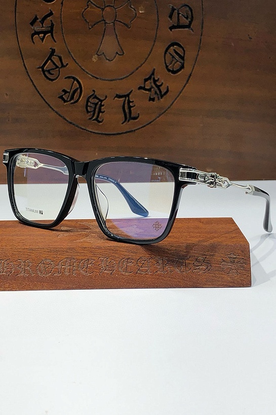 Очки Chrome Hearts с прозрачными линзами