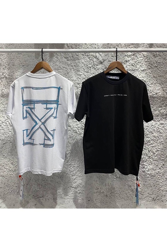 Оверсайз чёрная футболка Off-White Marker