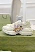 Женские кожаные кроссовки Gucci Rhyton