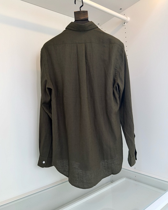 Льняная рубашка Роlо Ralрh Lаurеn pony-embroidered - Khaki