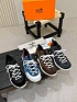 Текстильные кроссовки Hermes lift slip-on