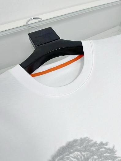 Мужская футболка Hermes horse logo - White   