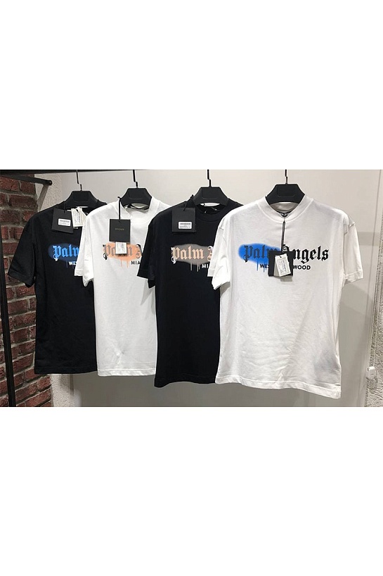 Оверсайз футболка Palm Angels West Hollywood - Black
