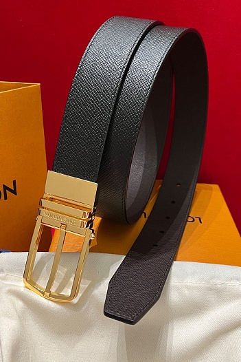 Кожаный ремень Louis Vuitton Taig premium   