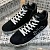 Замшевые кроссовки с мехом Premiata high-top - Black