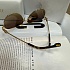 Солнцезащитные очки Versace Aviator - Brown / Gold