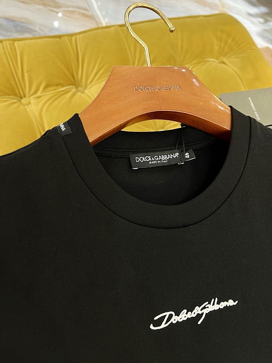 Мужская футболка Dolce & Gabbana Premium - Black