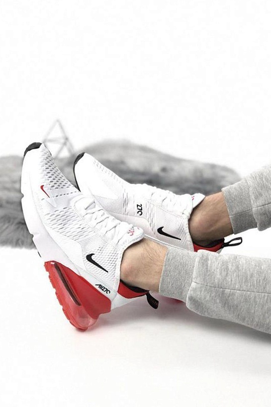 Кроссовки Nike Air Max 270 - White / Red
