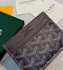 Кожаный кардхолдер Goyard Saint Sulpice premium 10.5x7 см