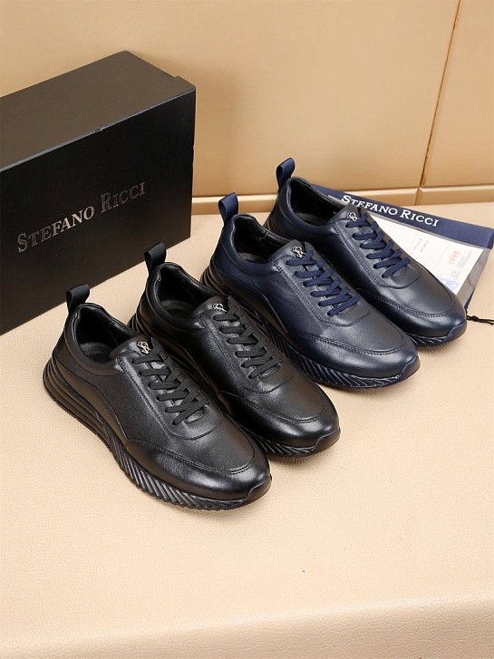 Мужские кожаные кроссовки Stefano Ricci