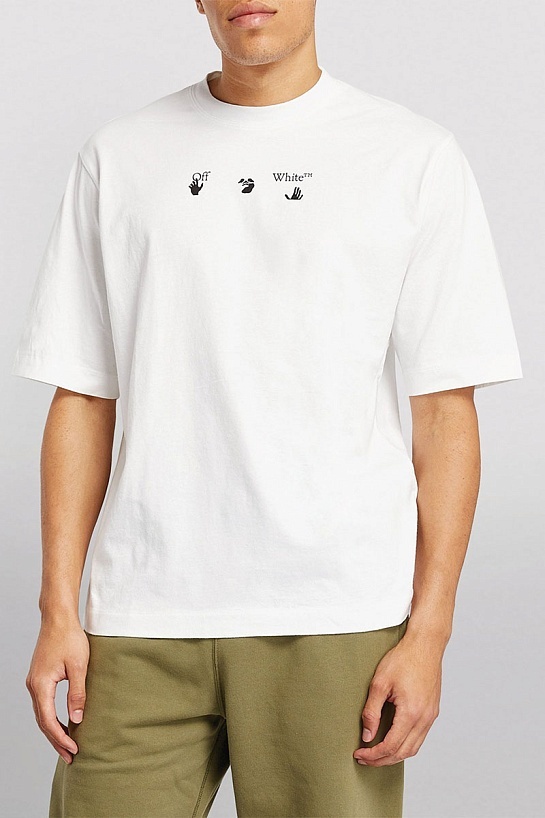 Белая футболка Off-White Spray Marker Arrows