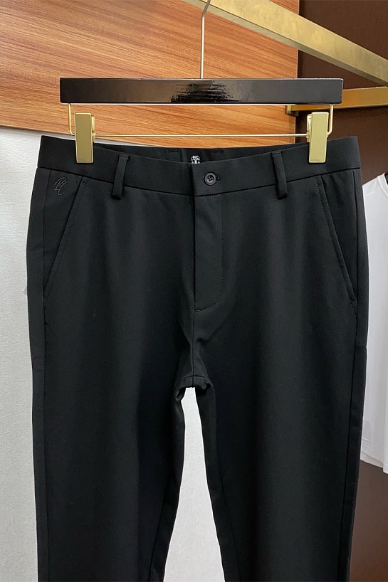 Мужские чёрные брюки Brunello Cucinelli Premium