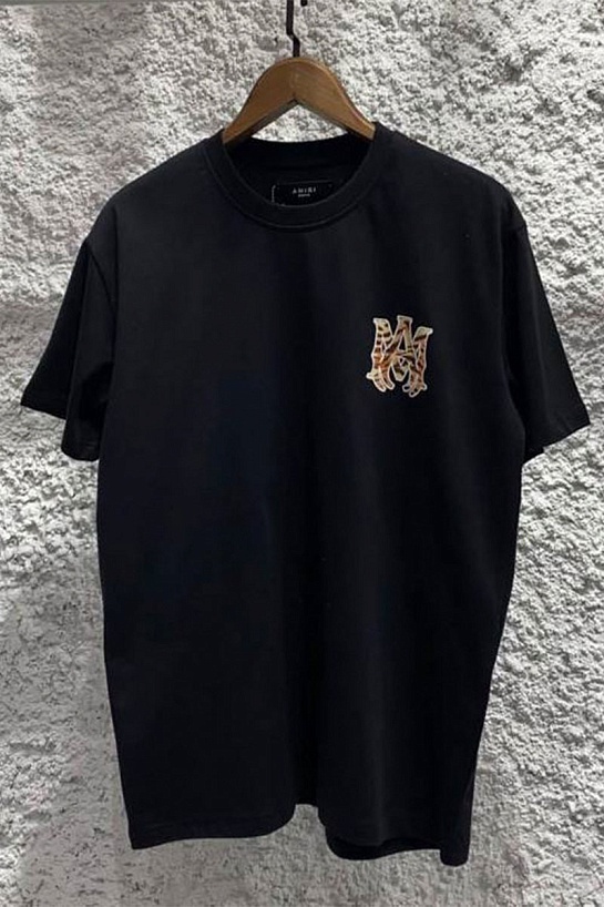 Чёрная мужская футболка Amiri Chinese New Year logo
