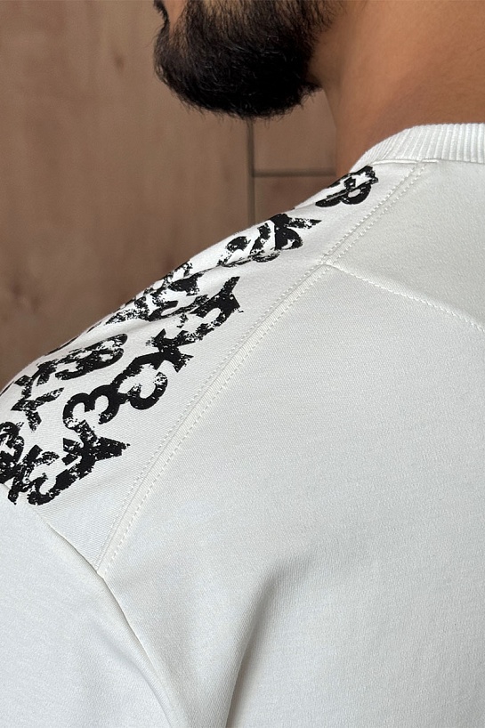 Мужская белая футболка Y-3 Yohji Yamamoto
