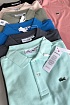 Мужское чёрное поло Lacoste Classic Fit