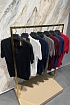 Мужское поло тёмно-синего цвета Zilli zip neck