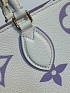 Женская кожаная сумка Louis Vuitton Onthego MM Premium 35x27x14 см