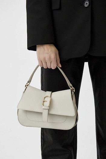 Кожаная сумка Furla Flow Mini 25x18 см   