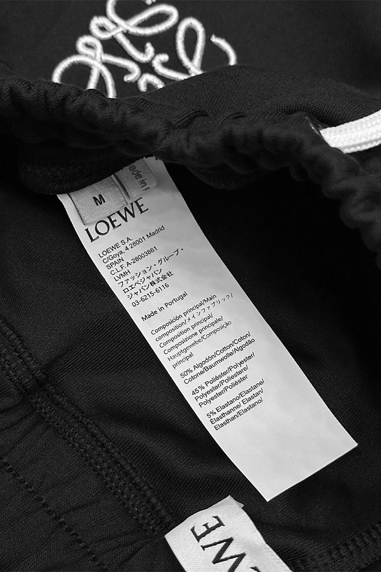 Мужские спортивные штаны Loewe Anagram - Black