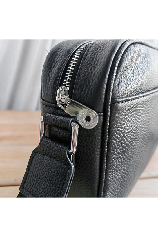 Кожаная сумка Montblanc messenger 22x15 см