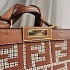 Женская сумка Fendi X-Tote shopper FF embroidery 41x28 см (2 расцветки)