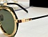 Солнцезащитные очки Hublot Round - Gold  / Green