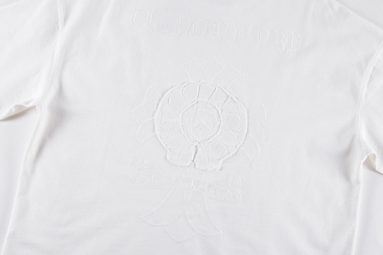 Белая оверсайз футболка Gothic logo