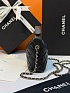 Кожаная сумка Chanel premium 18x12x6 см