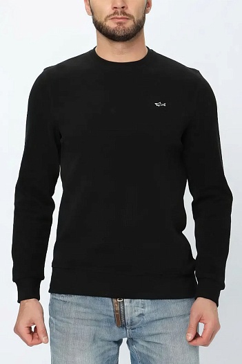 Мужской чёрный свитшот Paul & Shark   