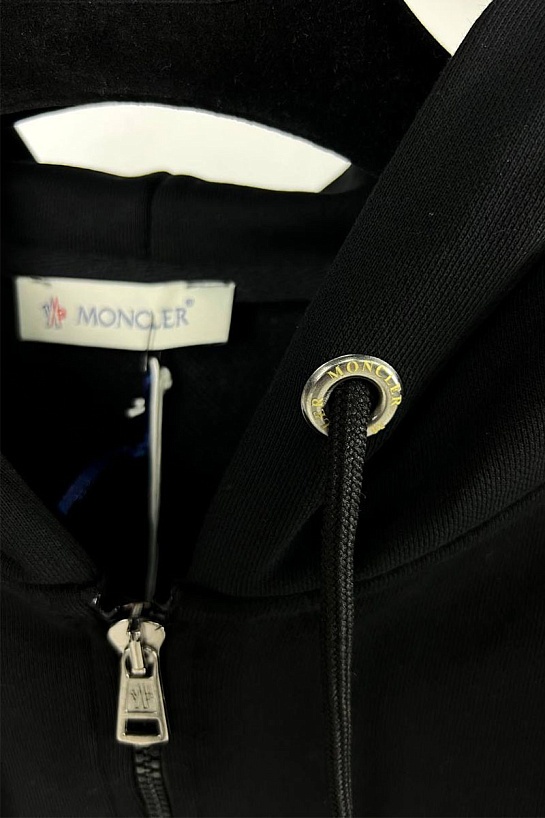 Спортивный костюм чёрного цвета side pocket