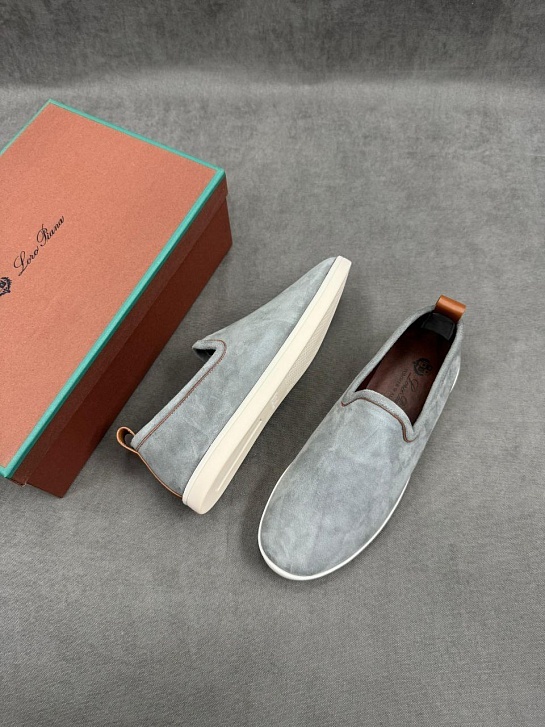 Мужские лоферы Loro Piana Venice Walk - Brisk Blue