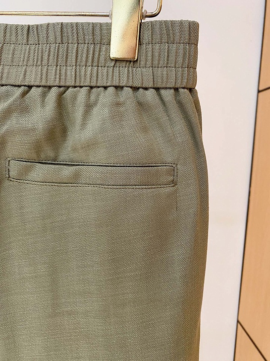 Шорты цвета хаки Zegna premium