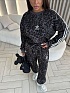 Женский костюм Adidas чёрного цвета