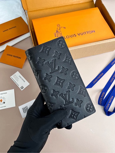 Кожаный бумажник Louis Vuitton Premium 19x9.5x2 см   