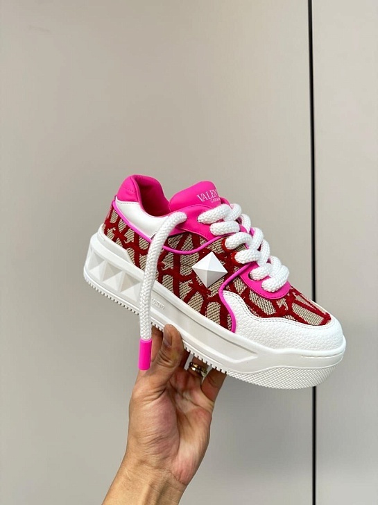 Женские кроссовки Valentino One Stud XL - Pink