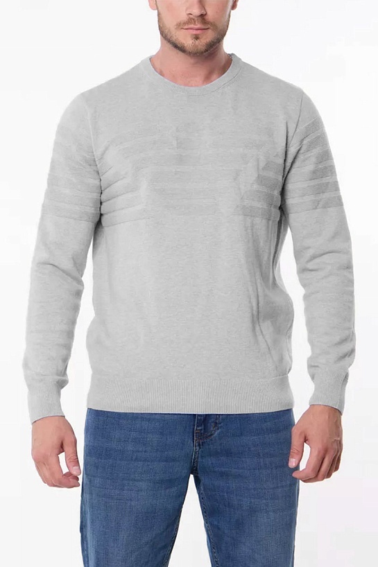 Мужской серый джемпер Emporio Armani