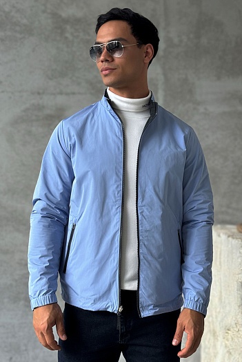 Двусторонняя ветровка Loro Piana - Black / Blue   