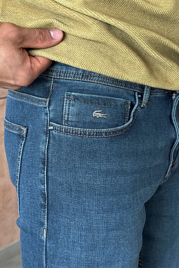 Мужские синие джинсы Lacoste   