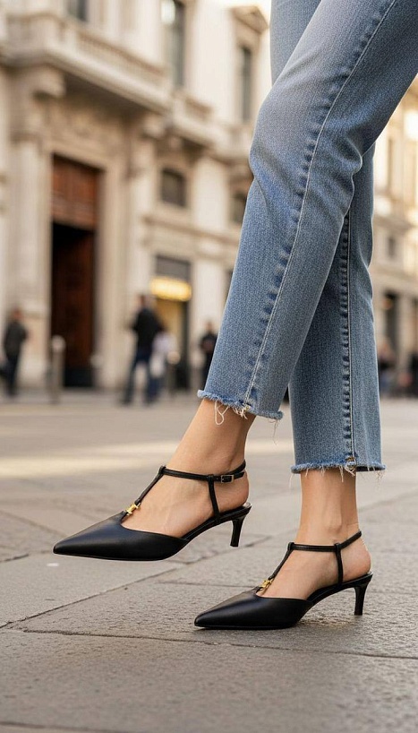 Женские кожаные туфли Celine premium