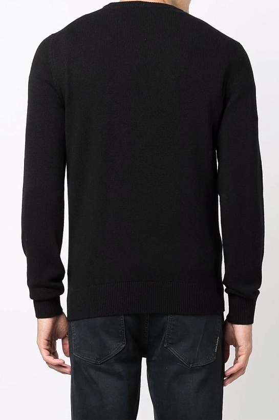 Чёрный джемпер Dolce&Gabbana bee crown embroidered