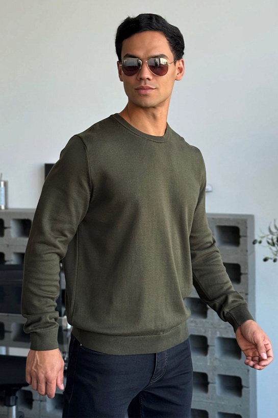 Джемпер зелёного цвета Armani Exchange