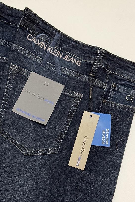 Мужские джинсы Calvin Klein signature selvedge - Navy