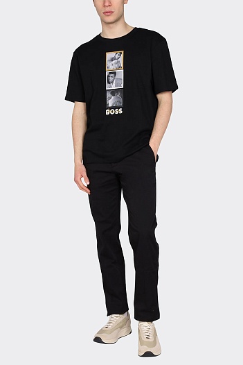 Чёрная футболка Hugo Boss Muhammad Ali   