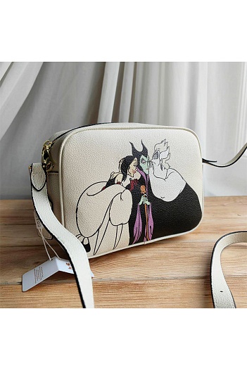 Женская кожаная сумка Coach Mini Jamie 22x16 см (2 расцветки)   