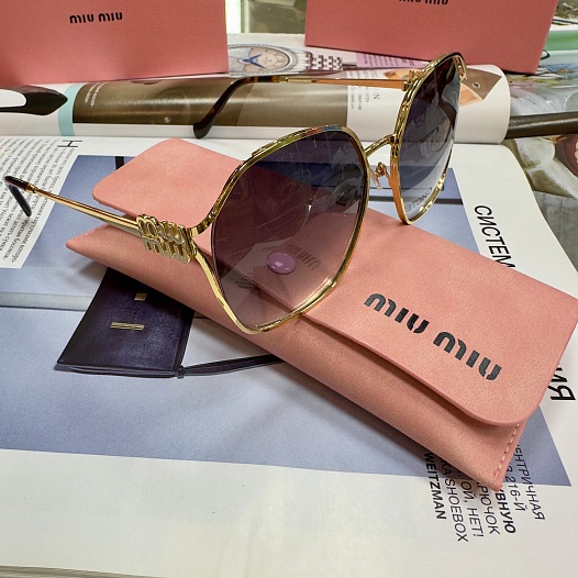 Женские солнцезащитные очки MIU MIU Glimpse   