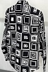 Мужская рубашка Dolce&Gabbana чёрного цвета geometric logo-print