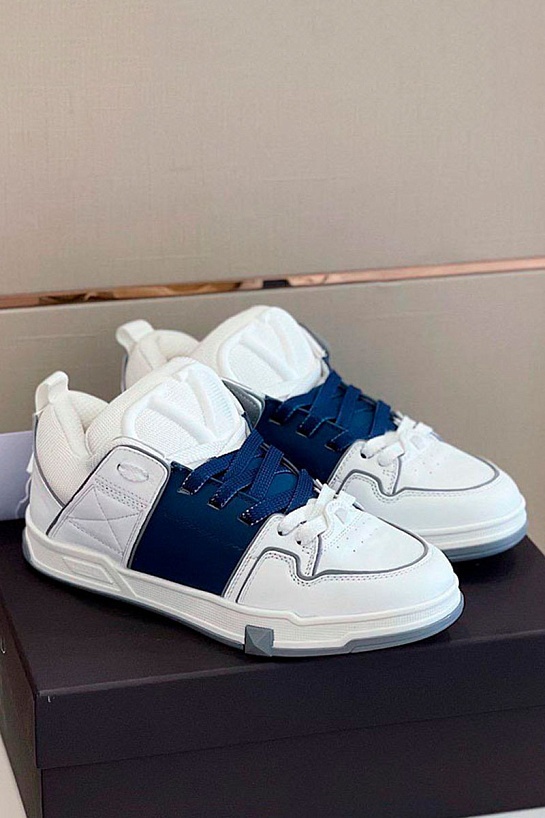 Мужские кожаные кроссовки Valentino