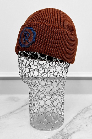 Шапка Stefano Ricci logo-embroidered - Ginger   