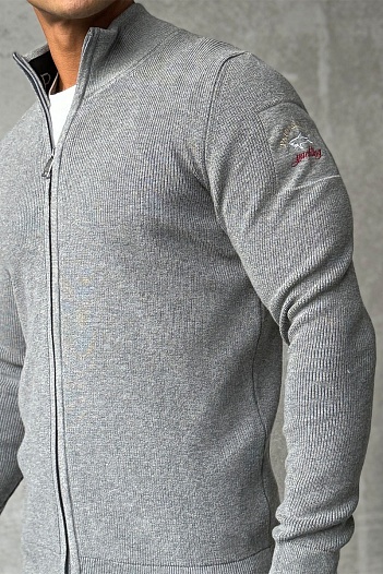 Мужская кофта Paul & Shark zip-up - Grey   